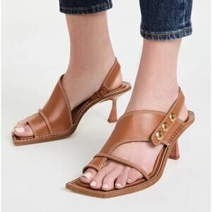 Zimmermann Sling Back Sandal in Tan size 37 EU/6.5 US